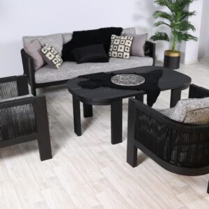 Madeo Gri Rattan Bahçe Balkon Oturma Grubu Madeo Gri Rattan Bahçe Balkon Oturma Grubu