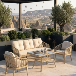 Rodos Alüminyum Bahçe Balkon Takımı Rodos Alüminyum Bahçe Balkon Takımı