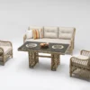 Madeo Rattan Bahçe Balkon Oturma Grubu Madeo Rattan Bahçe Balkon Oturma Grubu